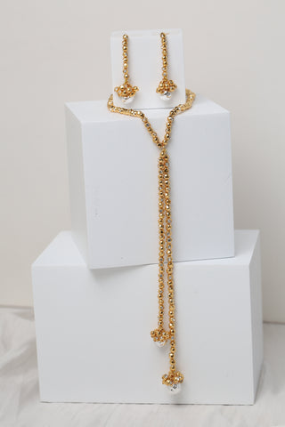 Bubble Pendant and Earring Set