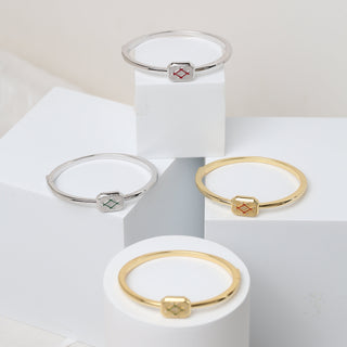 Infinity Plaque Bangle