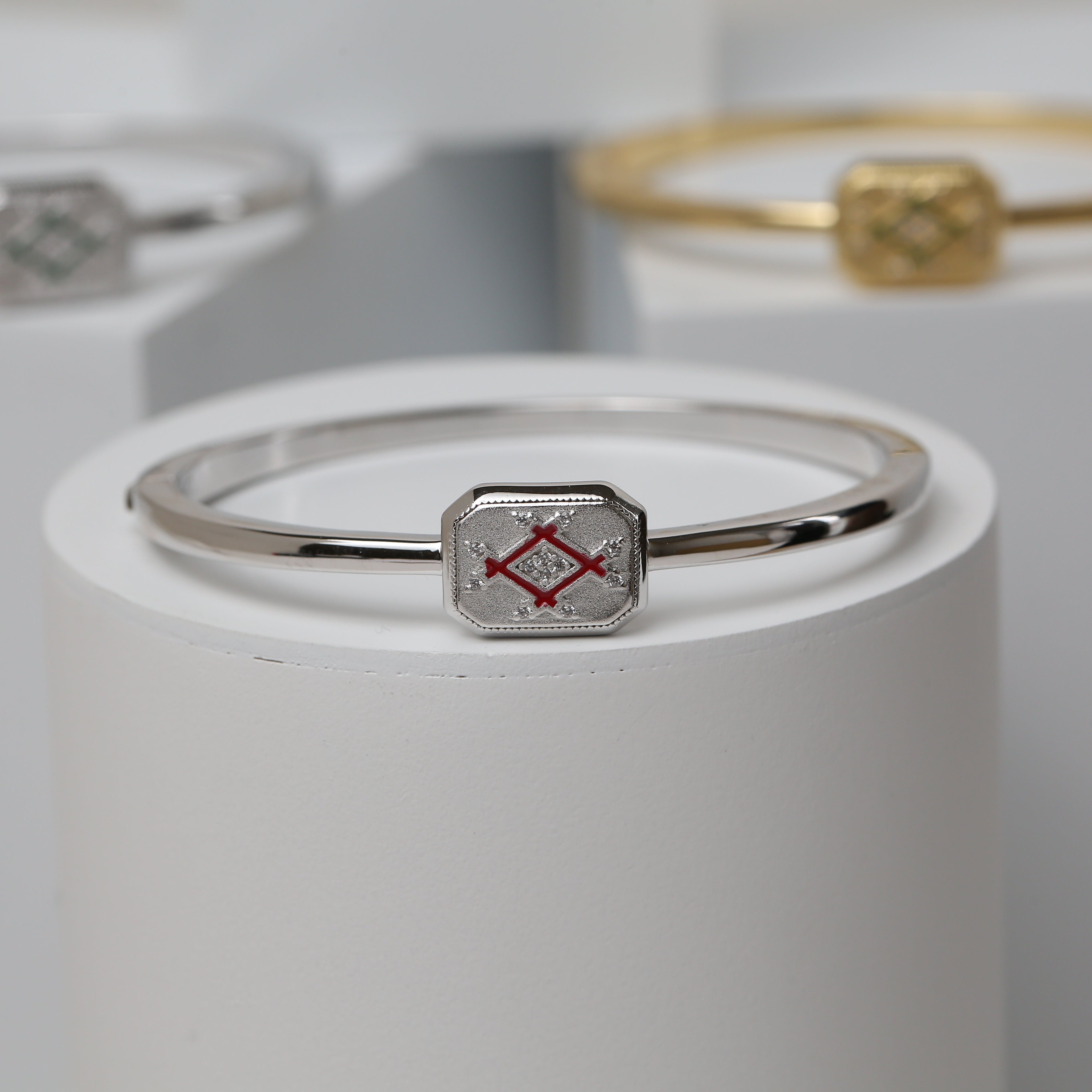 Infinity Plaque Bangle
