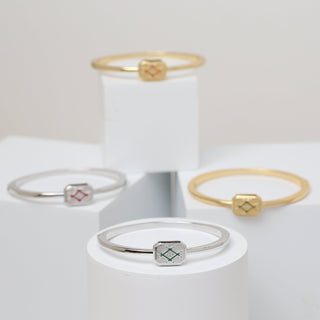 Infinity Plaque Bangle