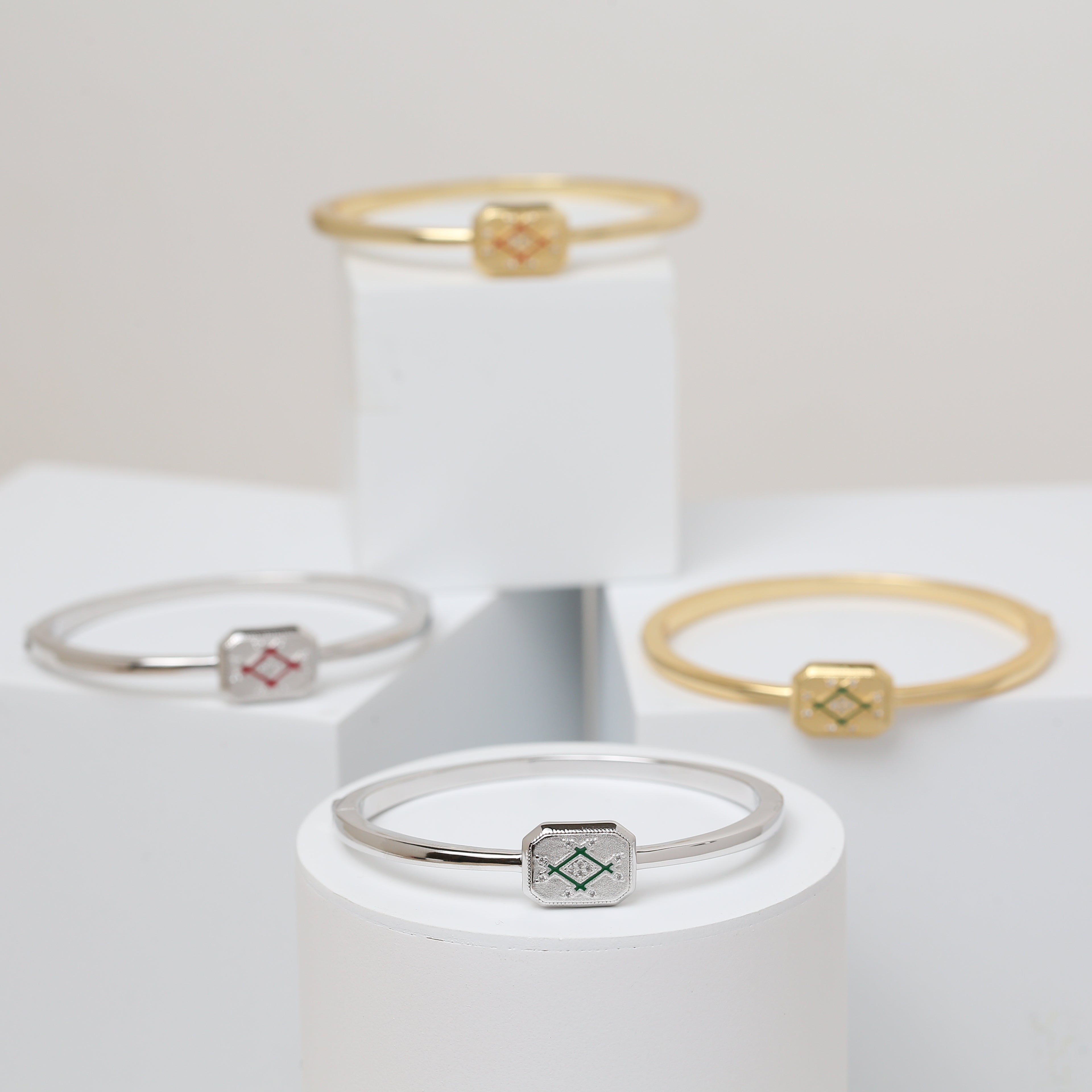 Infinity Plaque Bangle