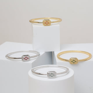 Infinity Plaque Bangle