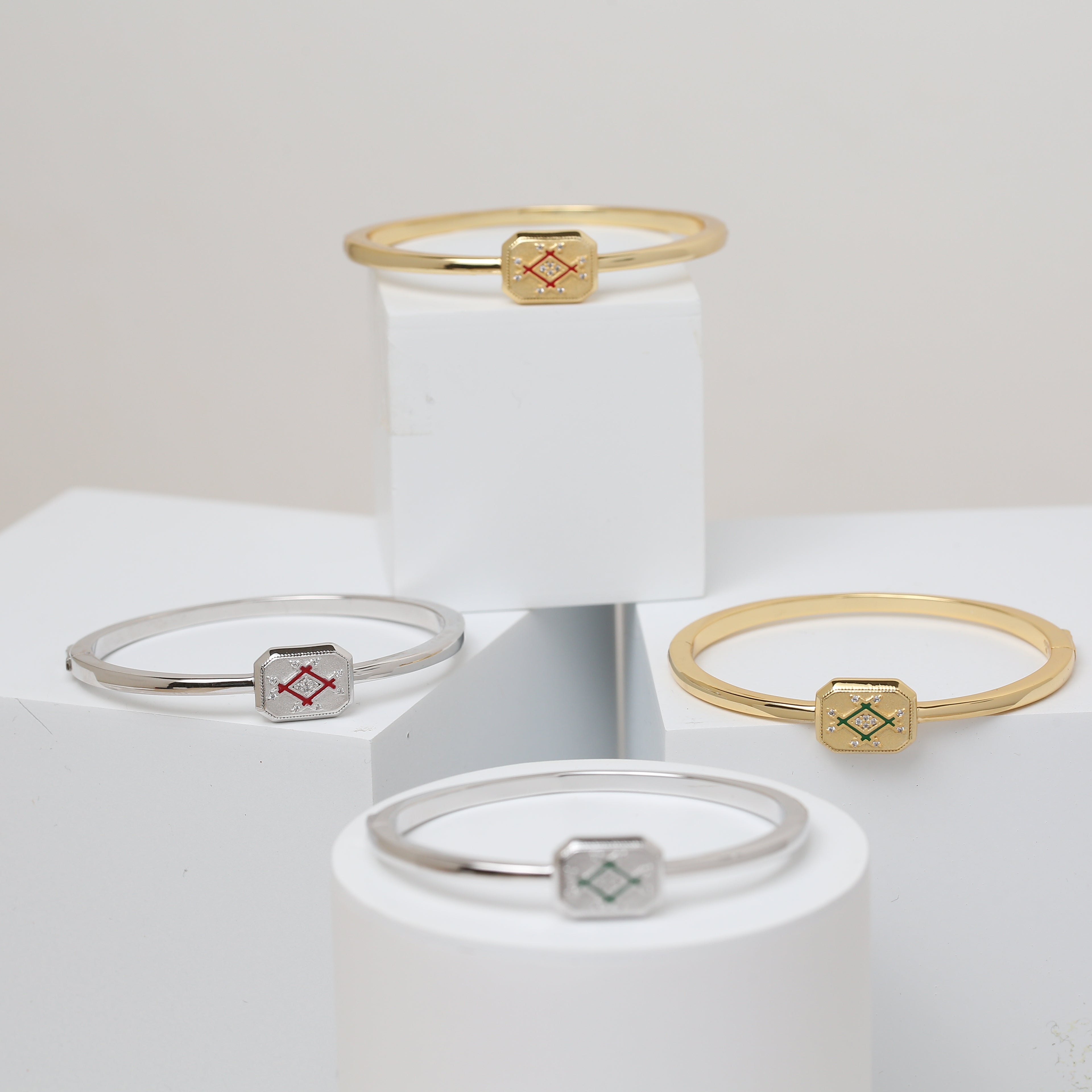 Infinity Plaque Bangle