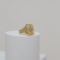 Infinity Plaque Ring