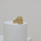 Infinity Plaque Ring