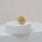 Infinity Plaque Earring