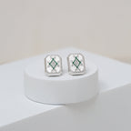 Infinity Plaque Earring