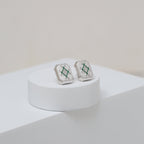 Infinity Plaque Earring