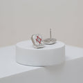 Infinity Plaque Earring
