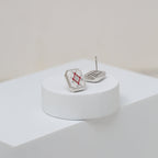Infinity Plaque Earring