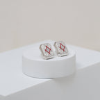 Infinity Plaque Earring