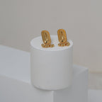 Elongated Oval Dakka Earrings