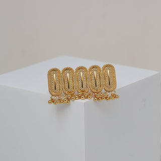 Elongated Oval Dakka Hair Pin