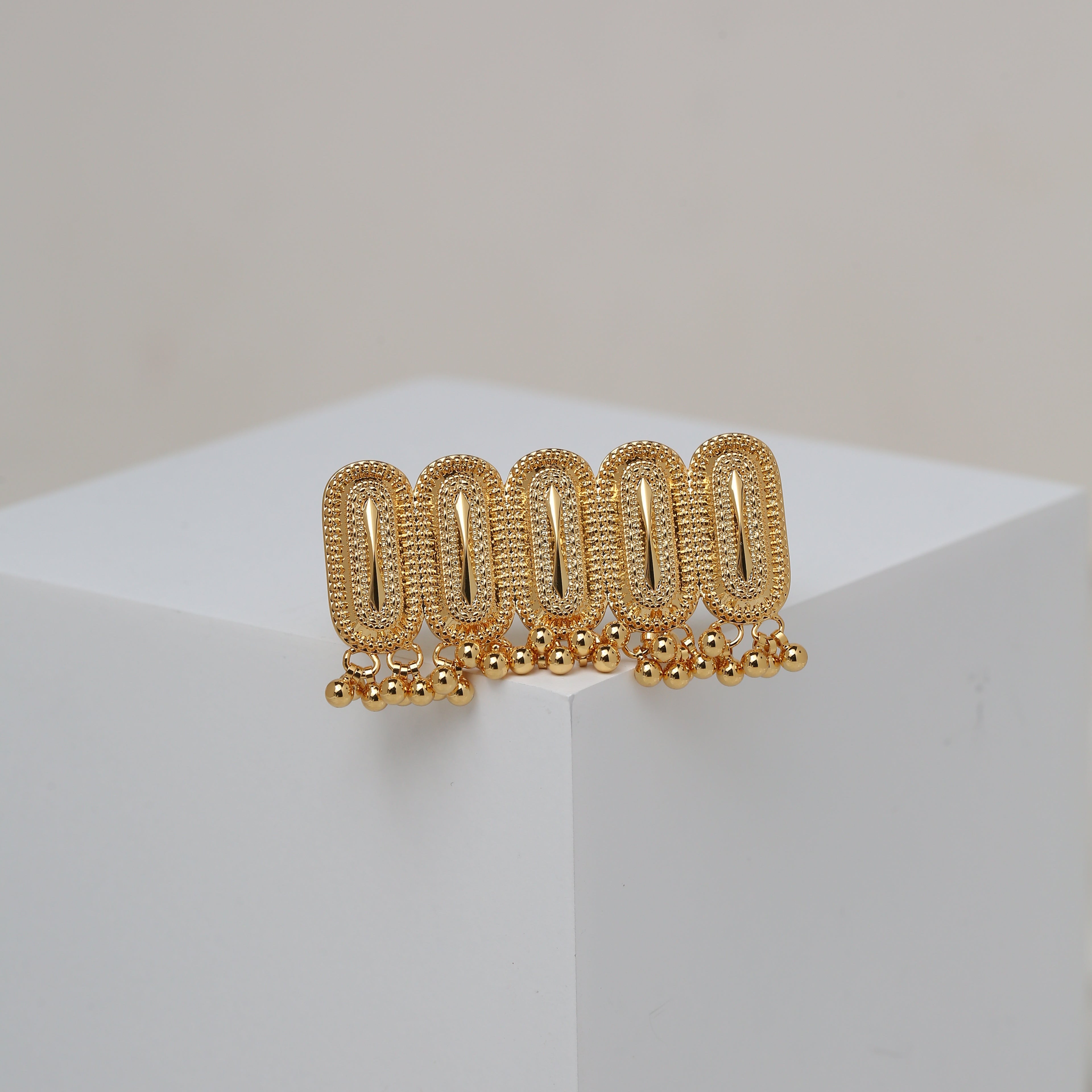 Elongated Oval Dakka Hair Pin