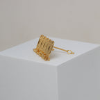 Elongated Oval Dakka Hair Pin