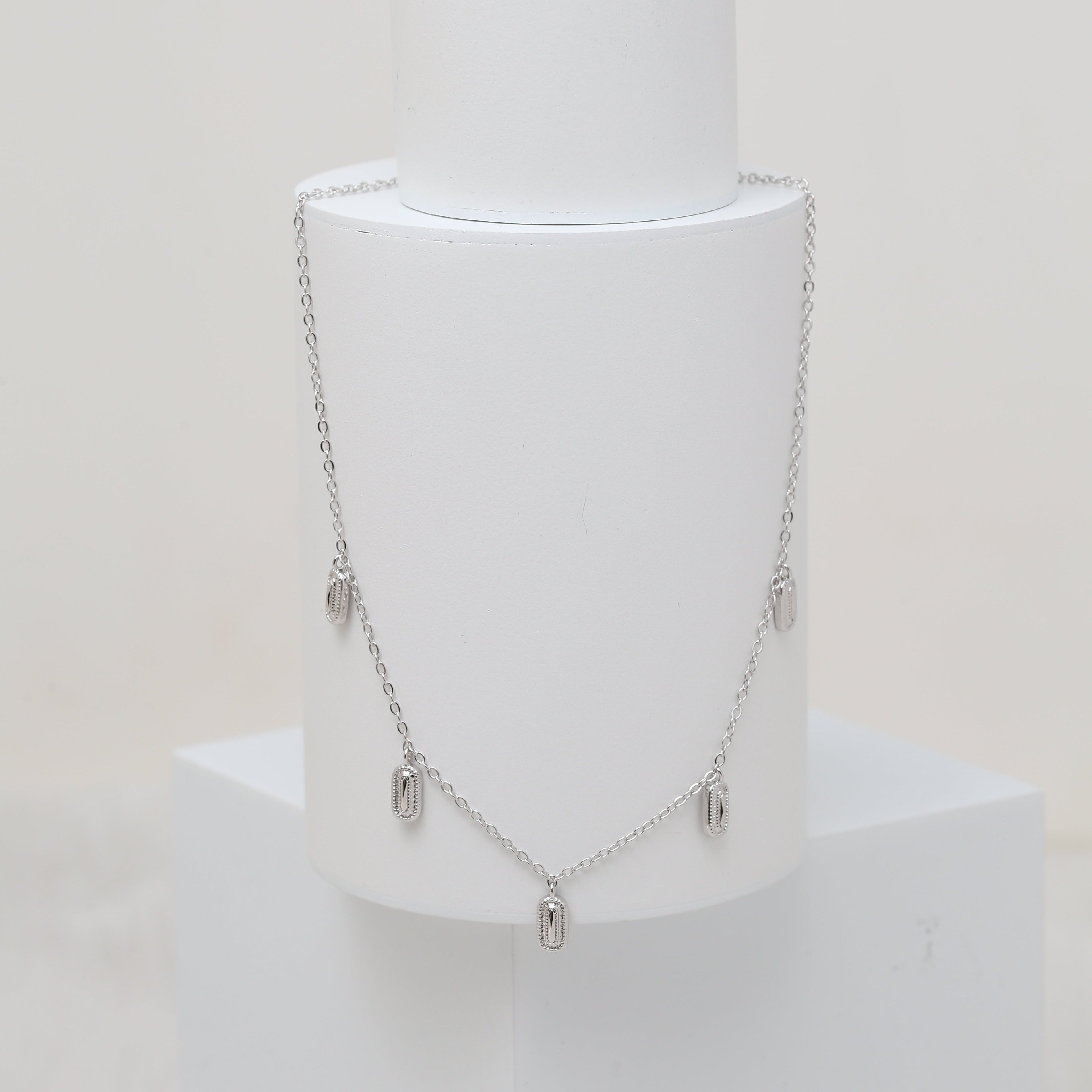 Mini Elongated Oval Dakka Necklace