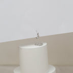 Mini Elongated Oval Dakka Earring Huggies