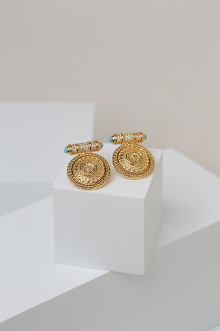 Round Dakka Earrings