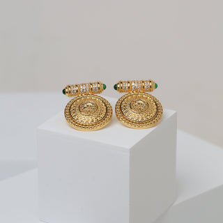 Round Dakka Earrings