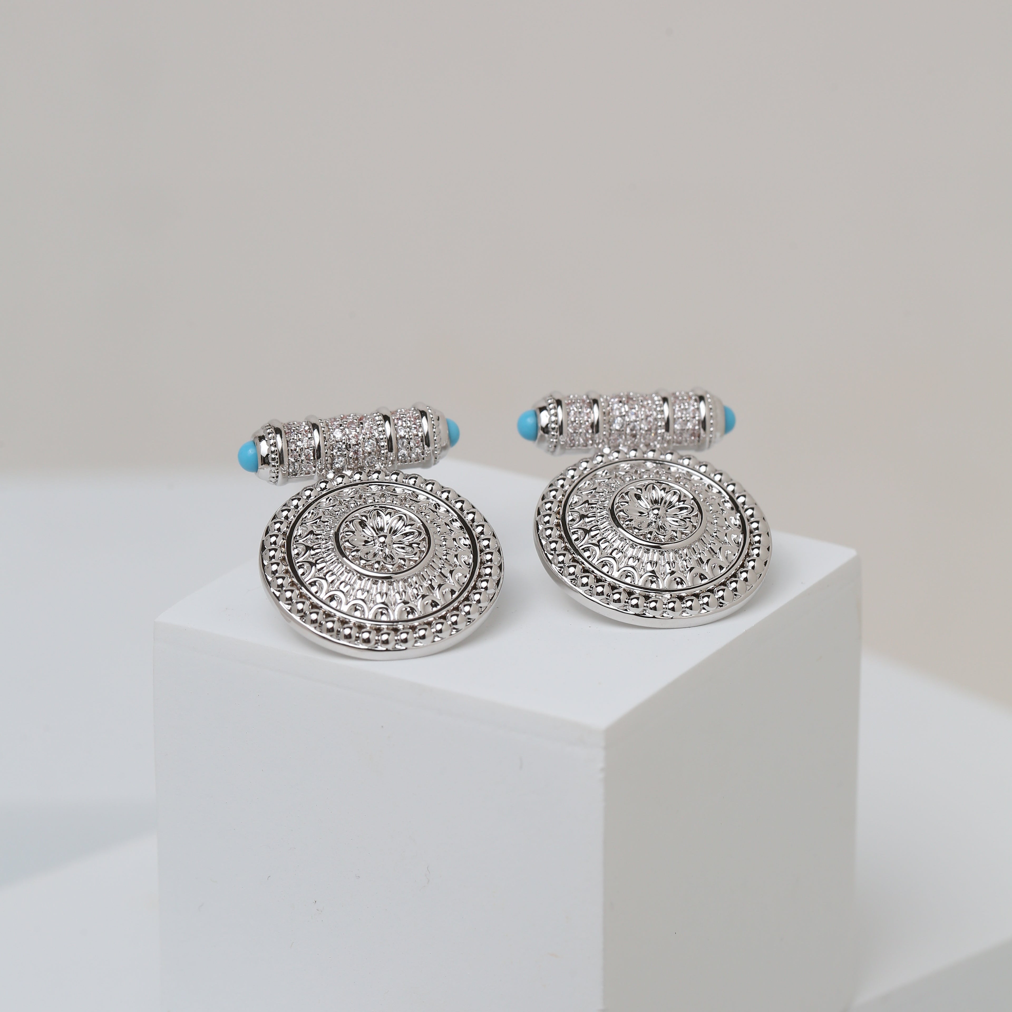 Round Dakka Earrings