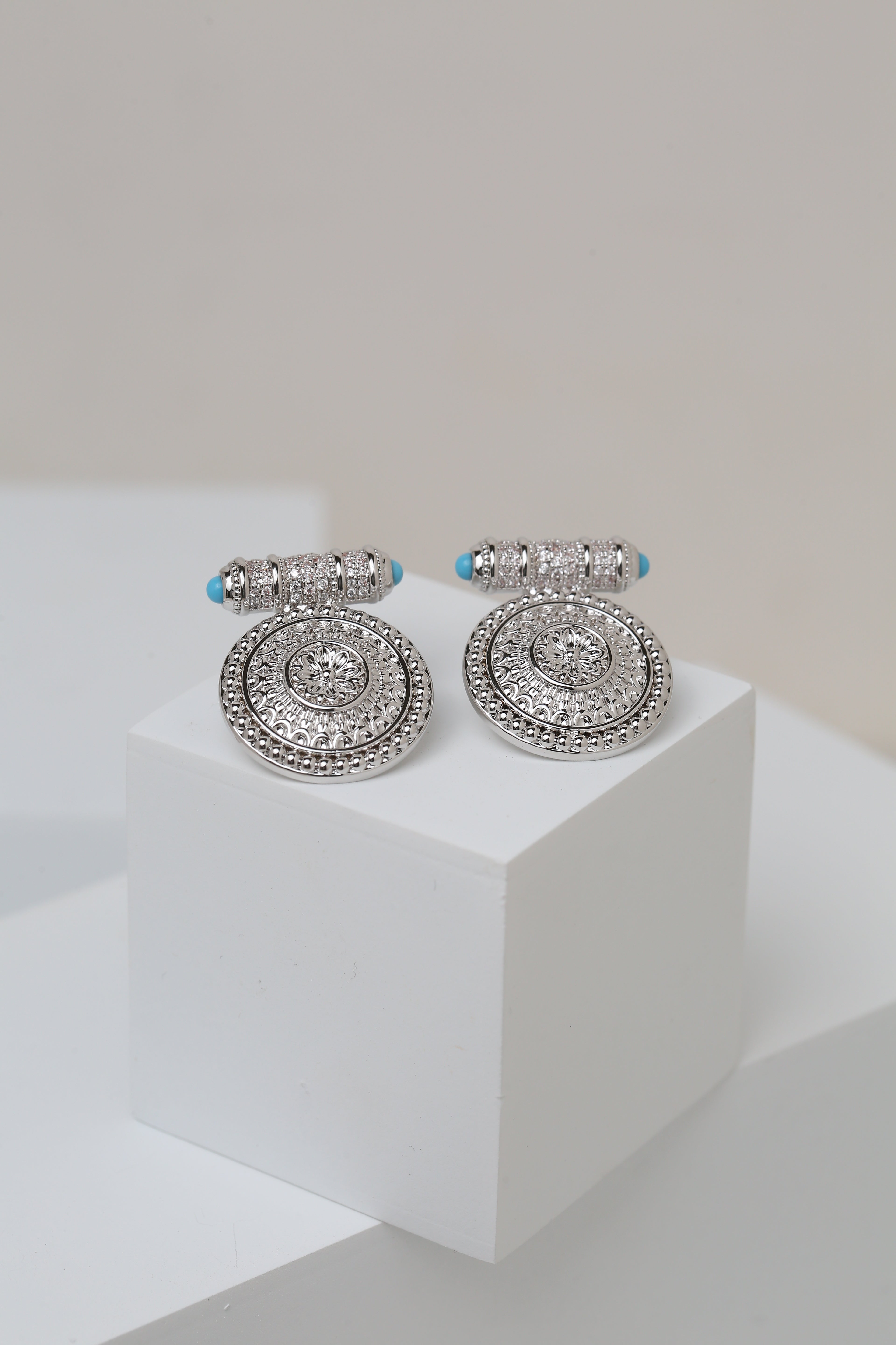 Round Dakka Earrings