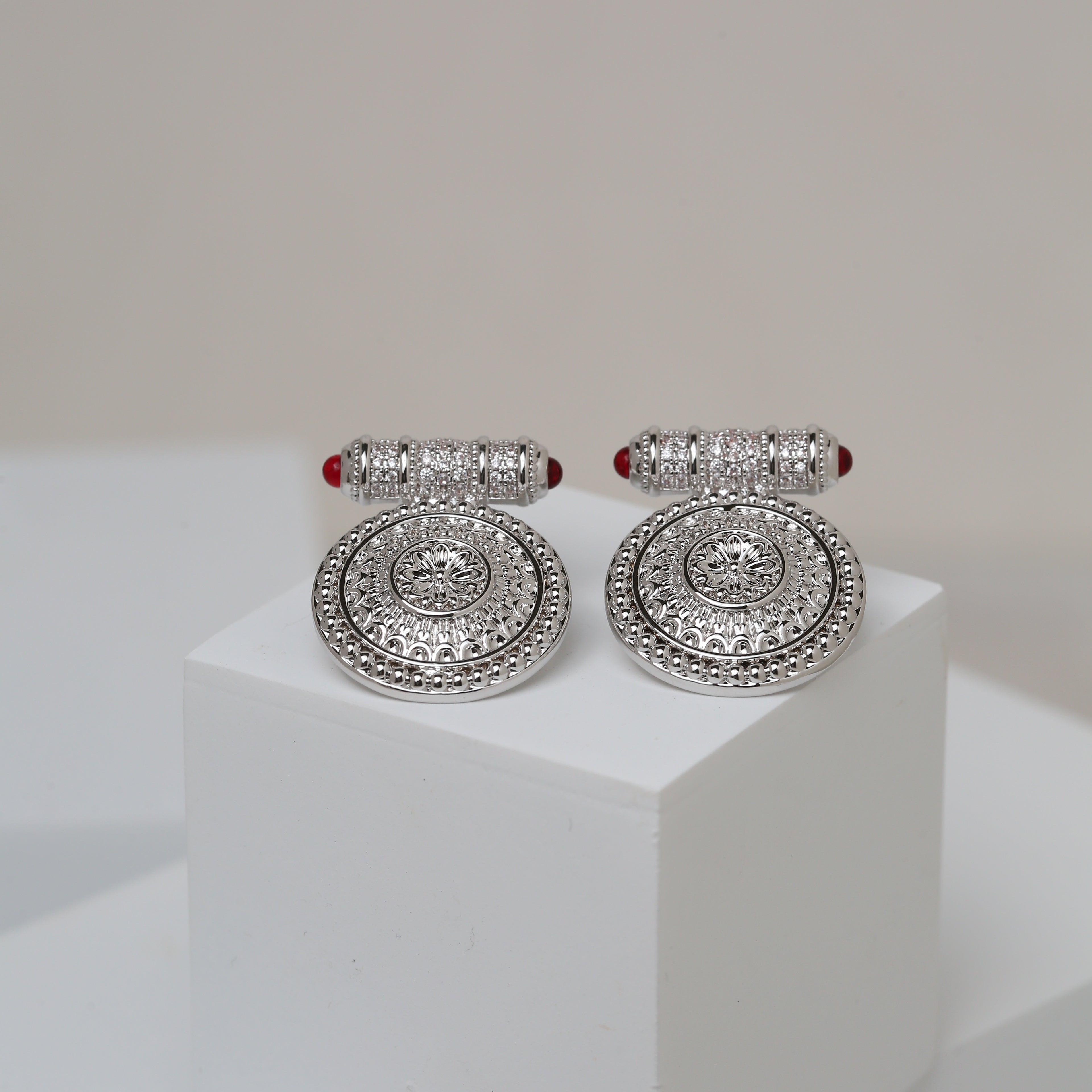 Round Dakka Earrings