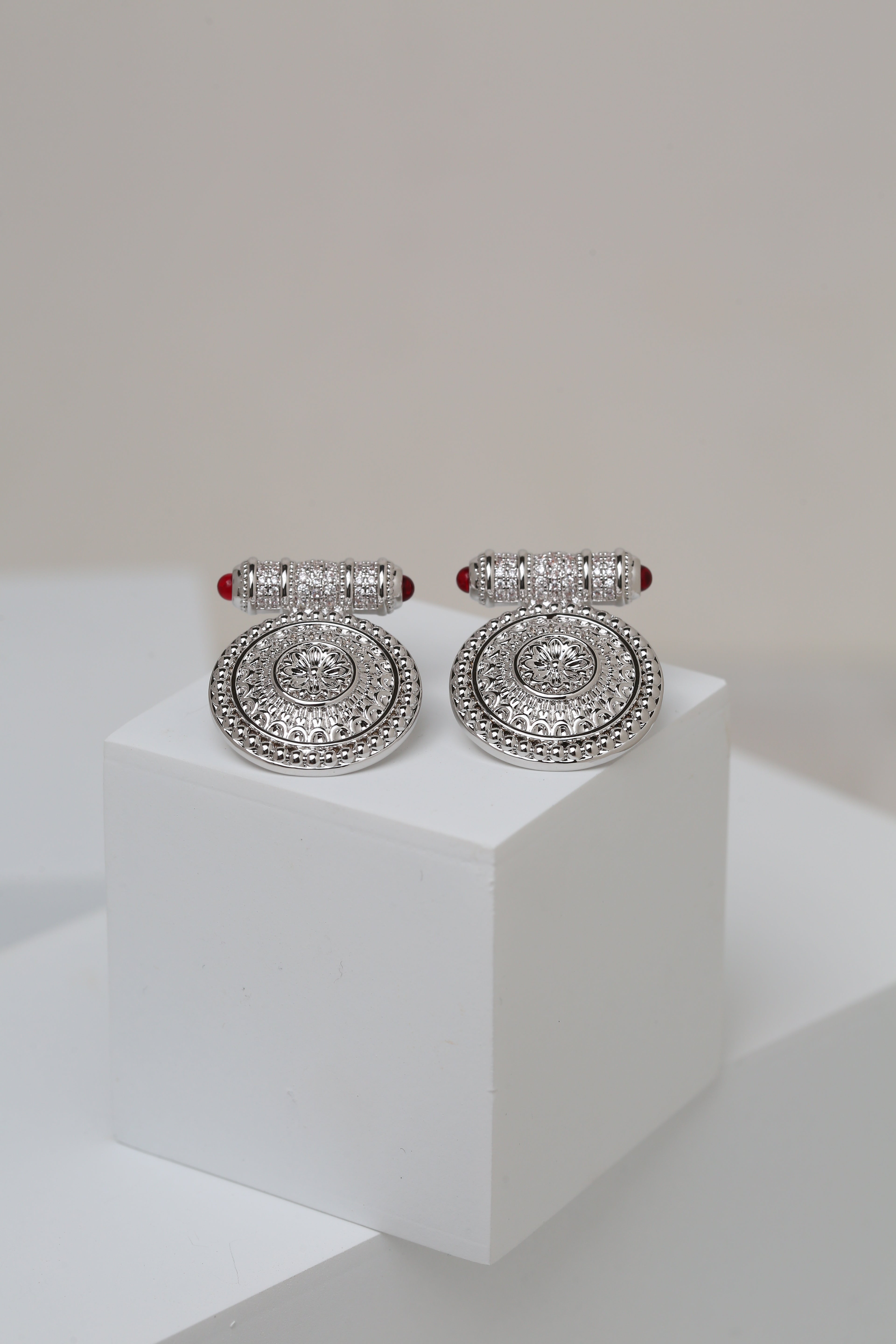 Round Dakka Earrings