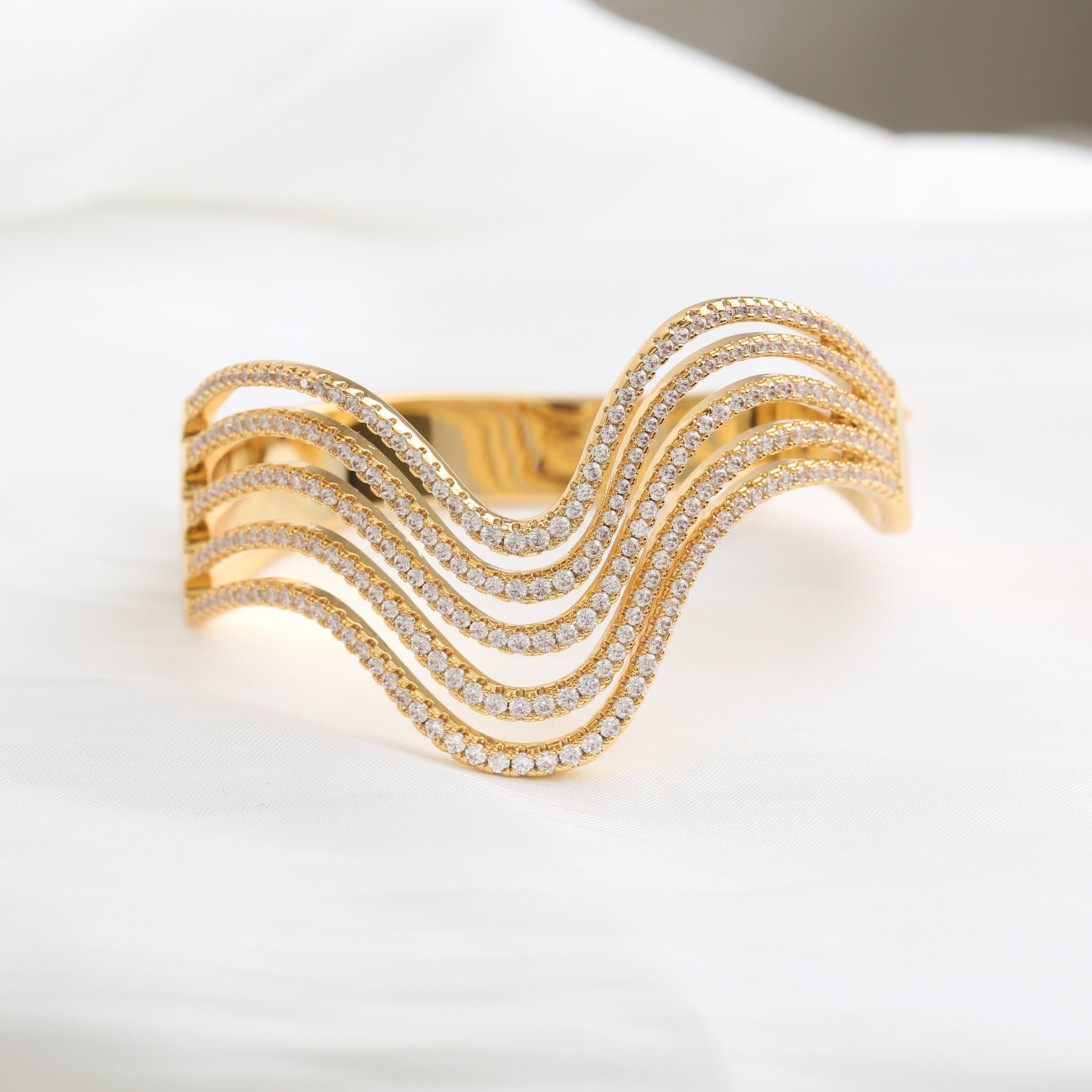 Multiple Wave Bangle
