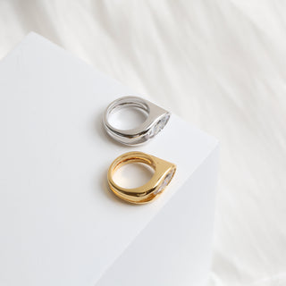 Diagonal Almond Ring