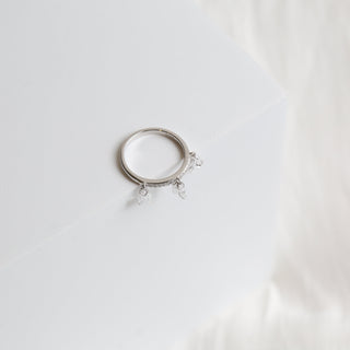 Clear Stone Zircon Ring