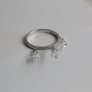 Clear Stone Zircon Ring