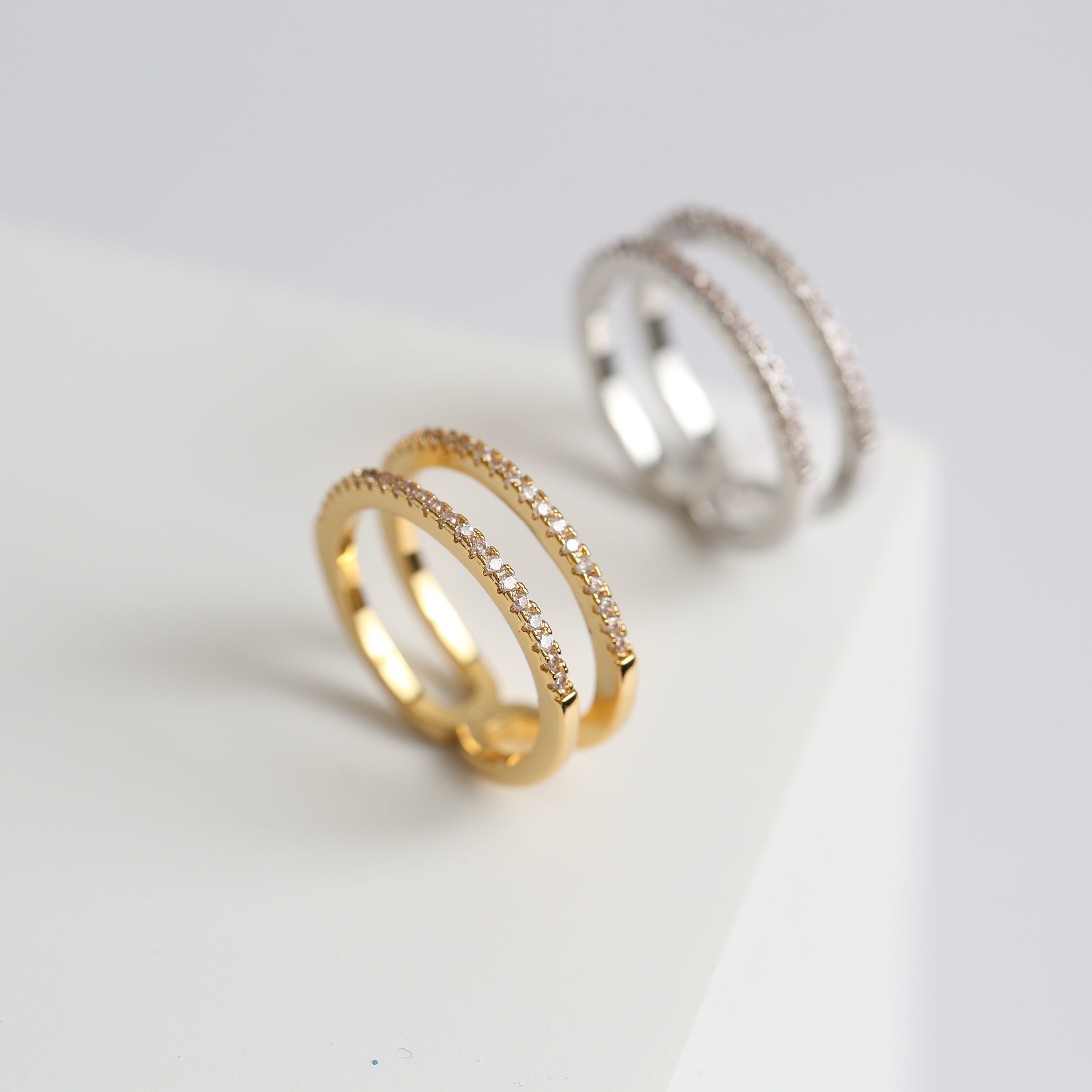 Double Line Pinky Ring