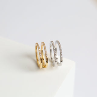 Double Line Pinky Ring