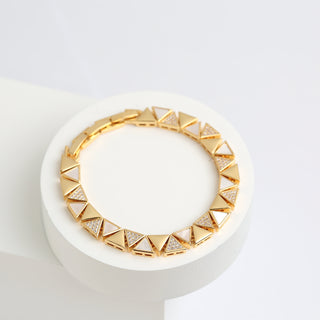 Sadaf Triangle Bracelet