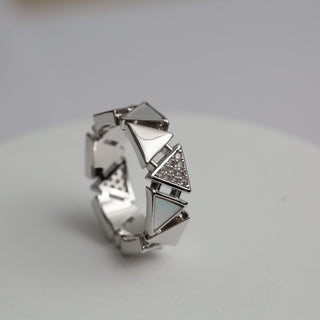 Sadaf Triangle Ring