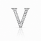 “V” Letter Charm