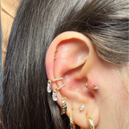 Clear Stone Ear Cuff
