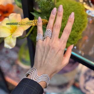 Multiple Wave Bangle