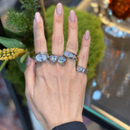 Diagonal Almond Ring