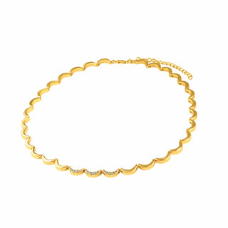 Lace Minimal Zircon Necklace