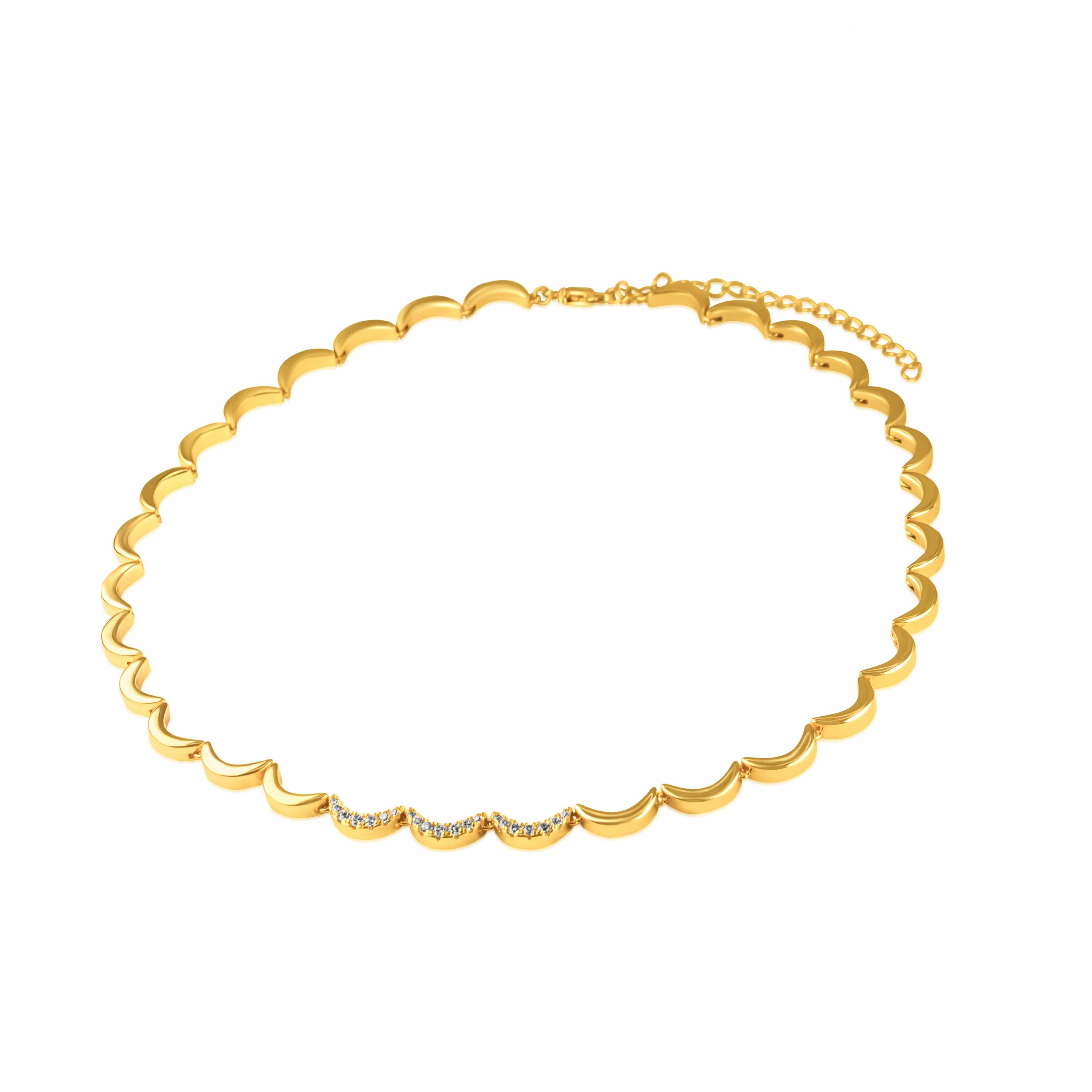 Lace Minimal Zircon Necklace