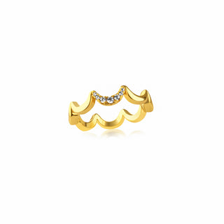 Lace Minimal Zircon Ring