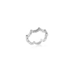 Lace Minimal Zircon Ring
