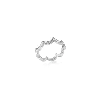 Lace Minimal Zircon Ring
