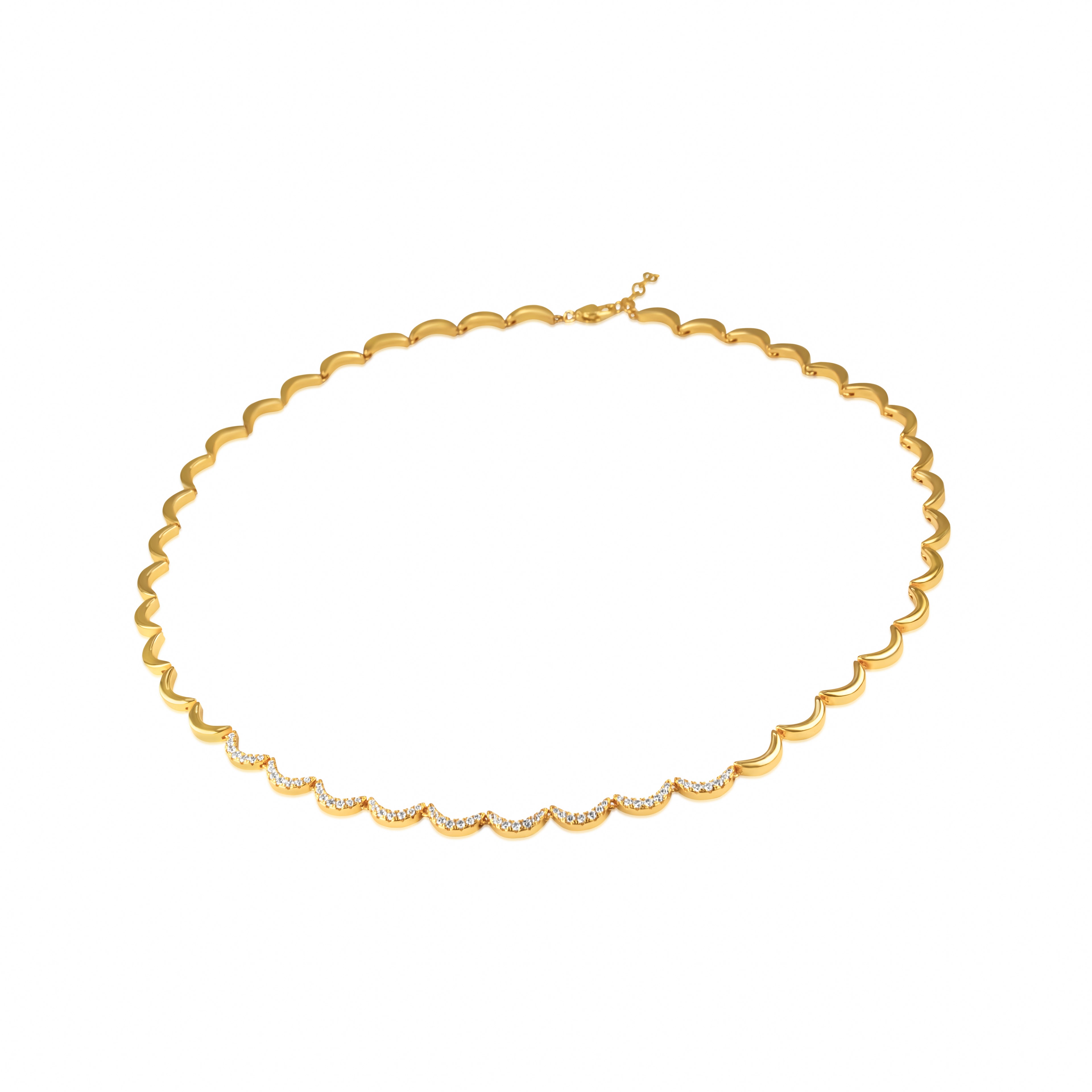 Lace Zircon Necklace