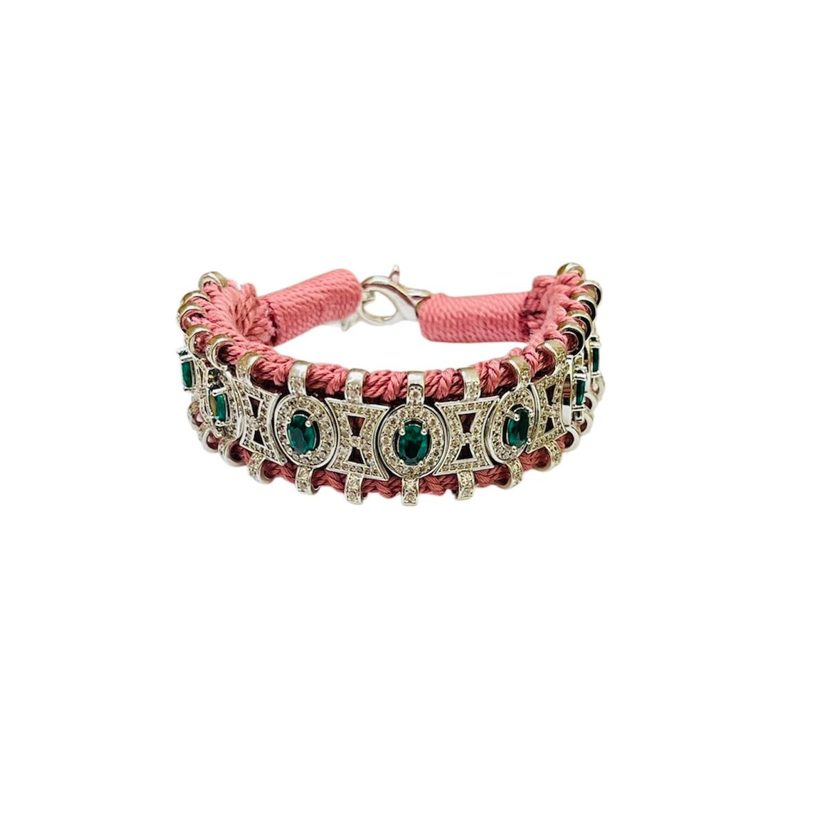 Emerald Thread Bracelet