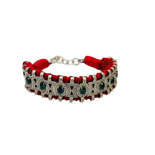 Emerald Thread Bracelet