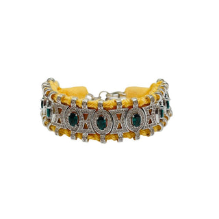 Emerald Thread Bracelet