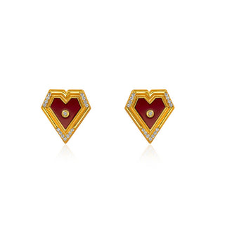 Polyheart Earrings