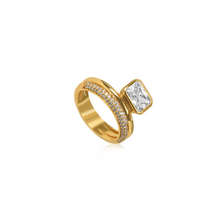 Radiant Cube Ring